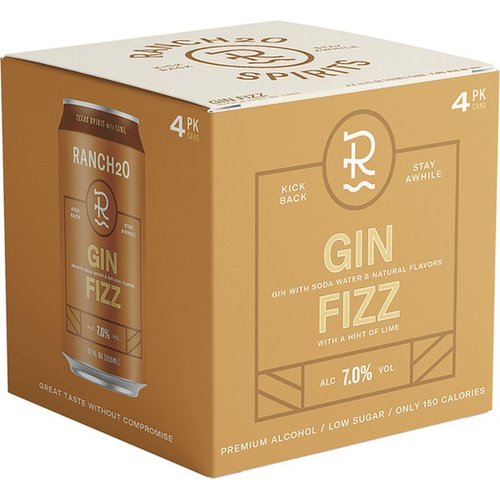 Ranch20 Cocktails • Gin Fizz 4pk12oz
