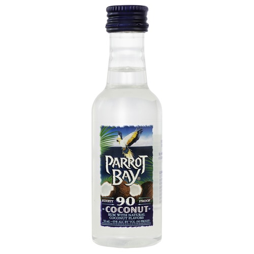 Parrot Bay Rum • Coconut 90 Proof 50ml (Each)