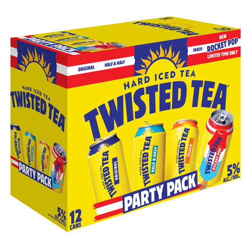 Twisted Tea Party Pack 12 Pack Enhance Your Alcohol, 40 OFF