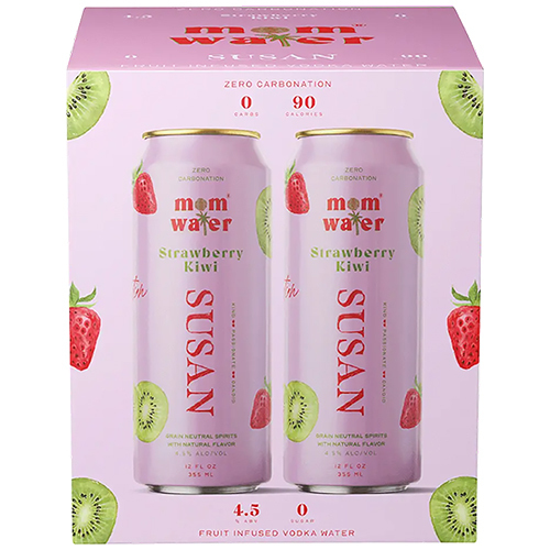 Mom Water "susan" • Strawberry Kiwi 4pk12oz