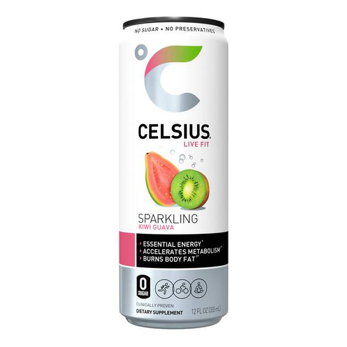 Celsius Sparkling Kiwi Guava Energy Drink Nocarb
