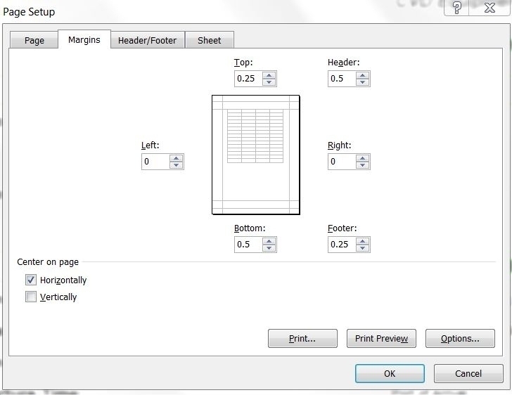 Excel not printing borders properly Spiceworks