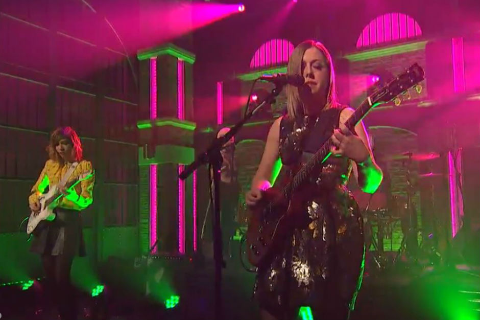 SleaterKinney Call for a ‘Price Tag’ Check on ‘Seth Meyers’ SPIN
