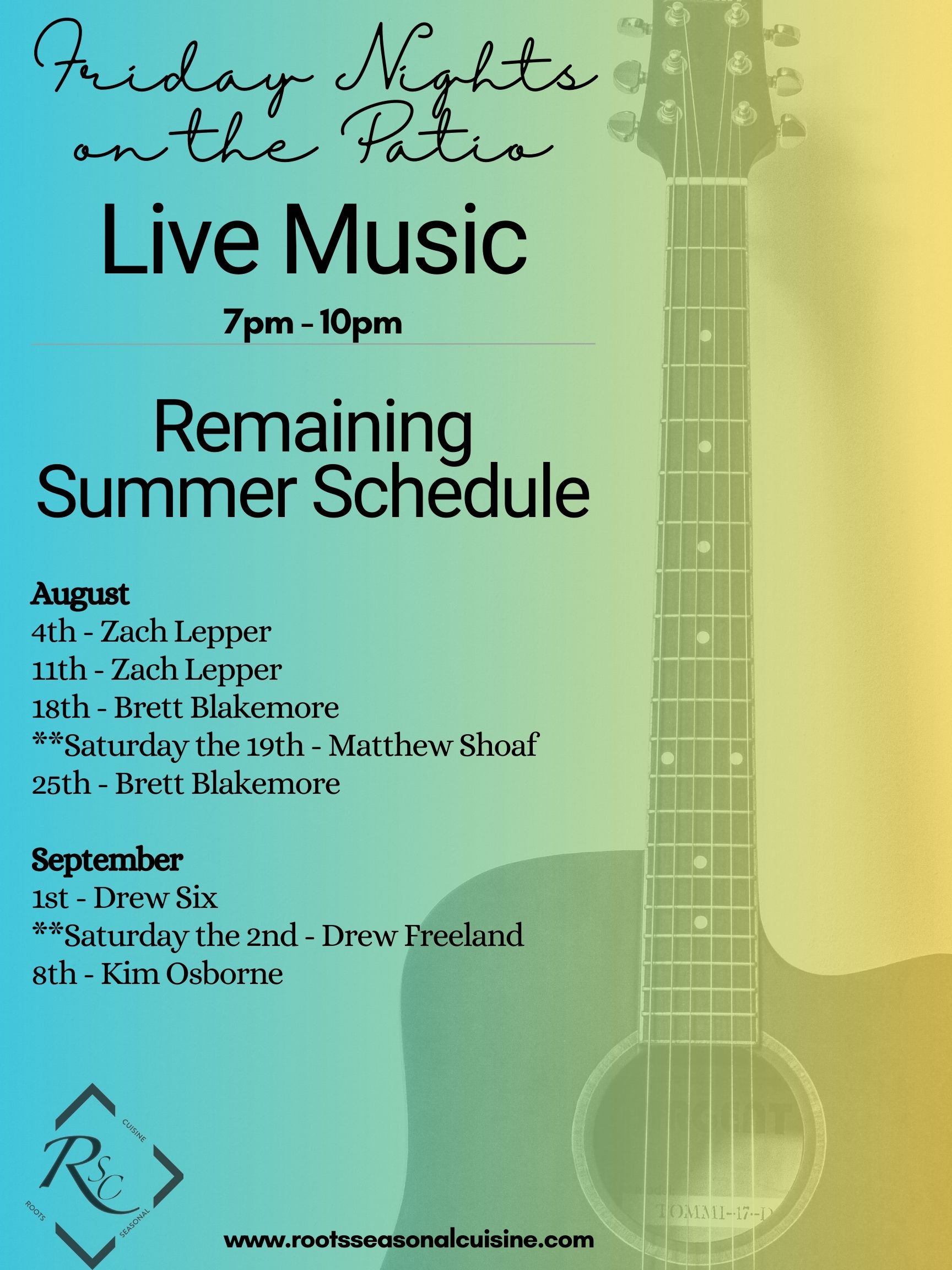 Roots. Seasonal Cuisine Lee's Summit, Lee's Summit, MO