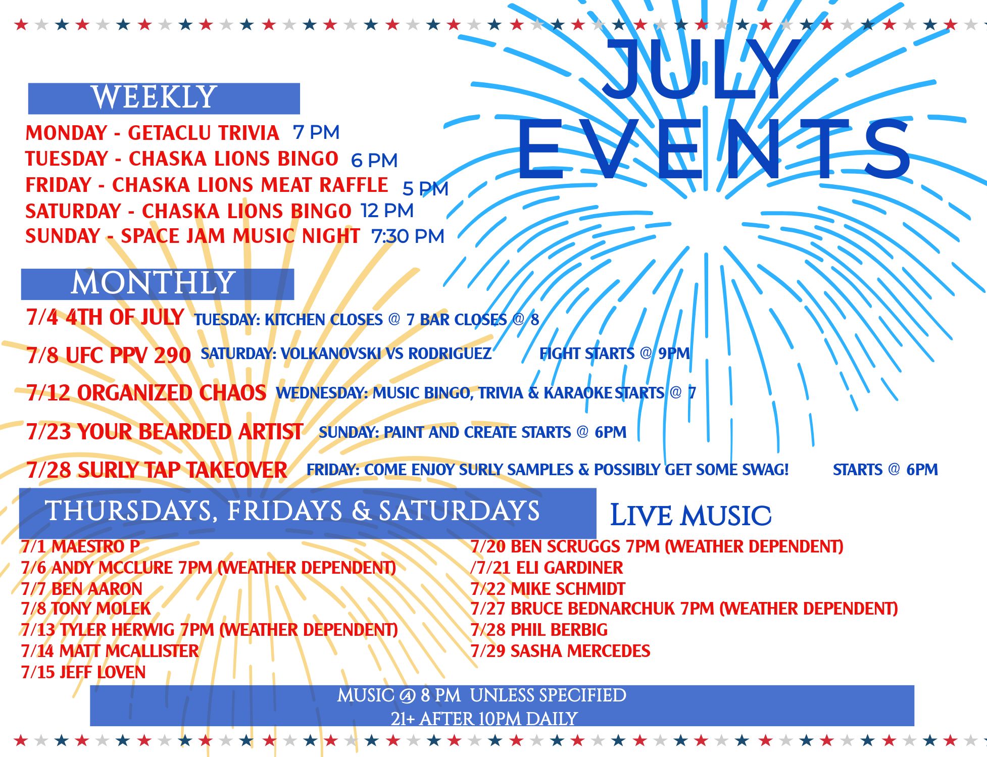 Heartbreakers Bar & Grill What's Happening