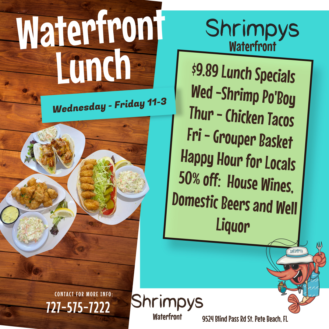 Shrimpy's Waterfront St. Pete Beach, FL