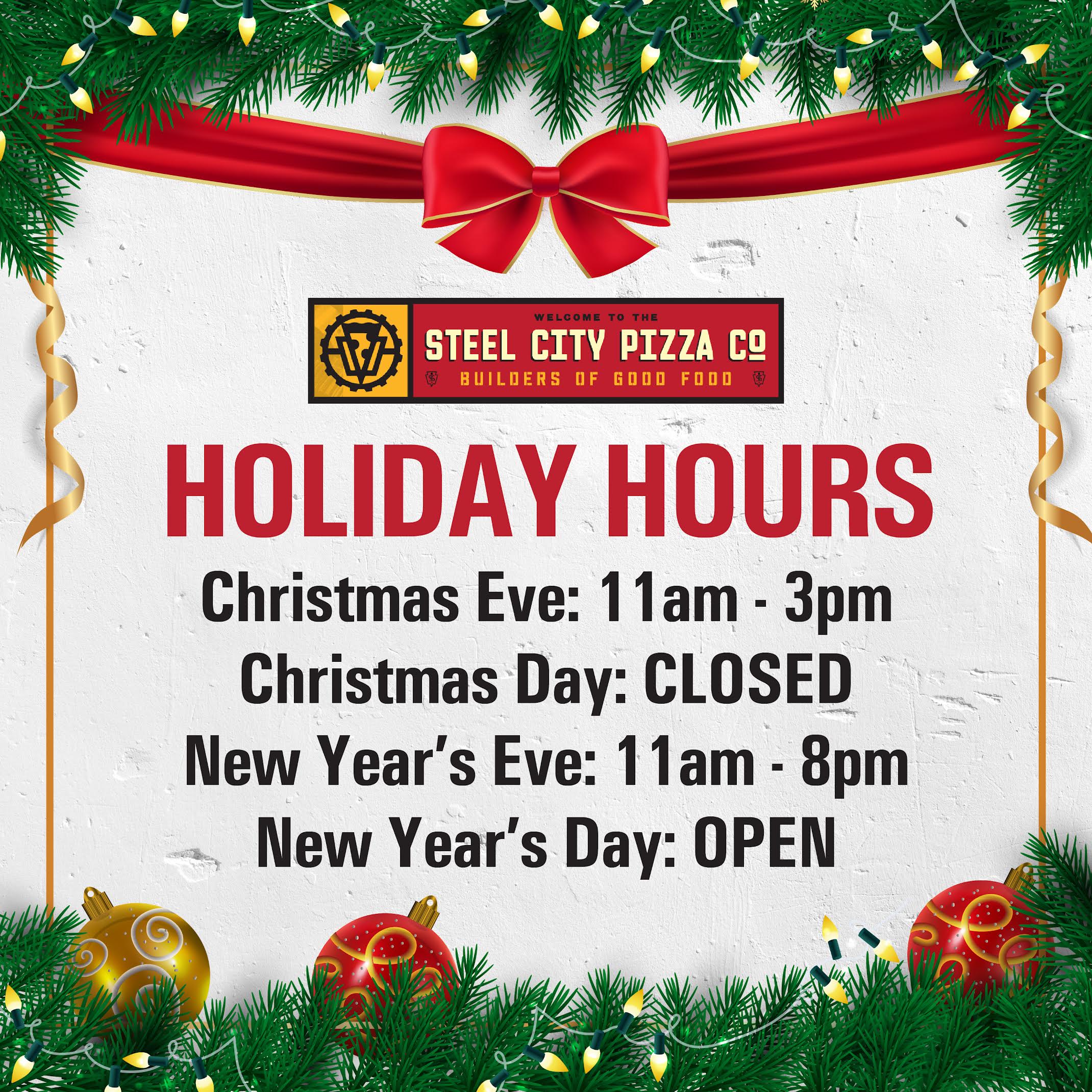 Steel City Pizza Company Mount Pleasant North Charleston, SC