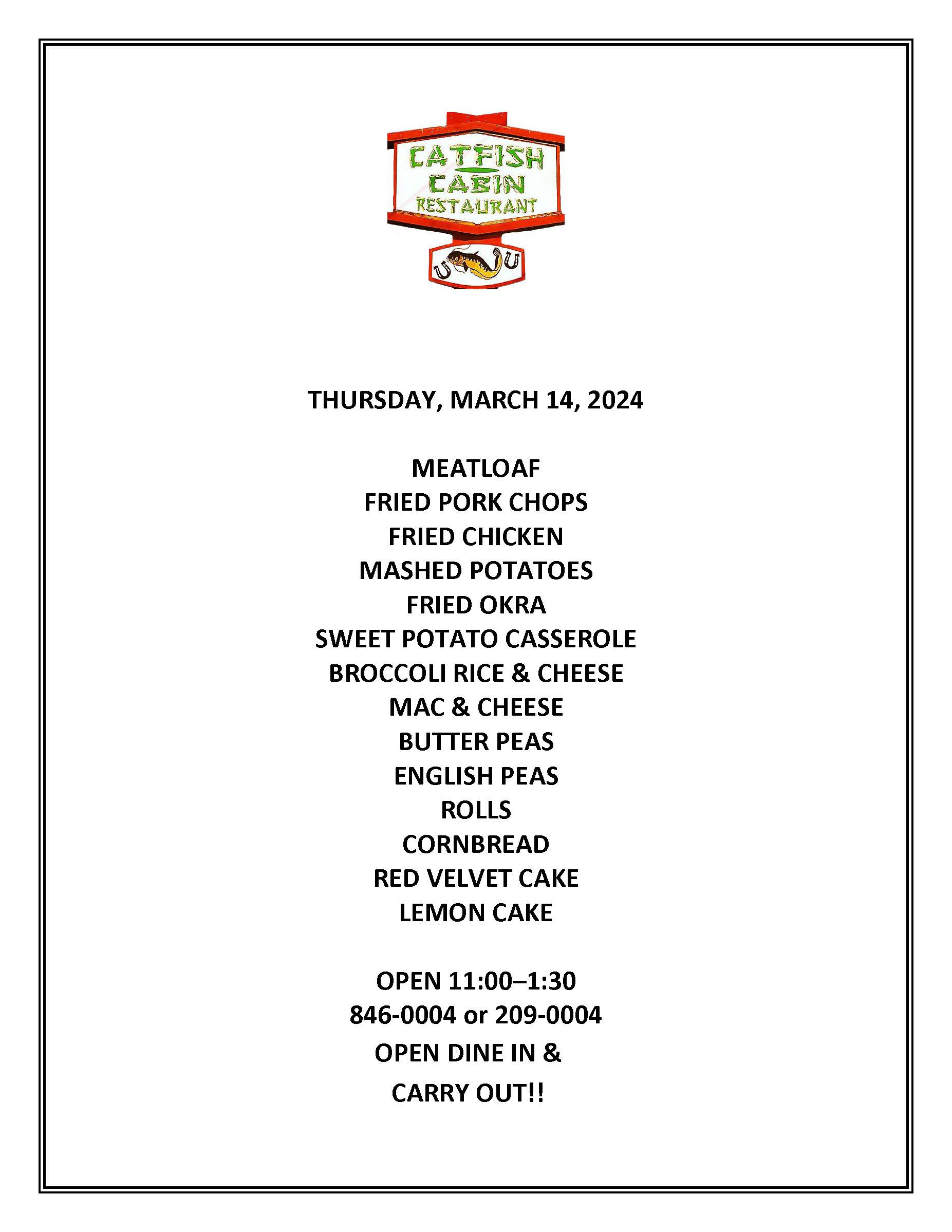 Catfish Cabin Boyle, MS