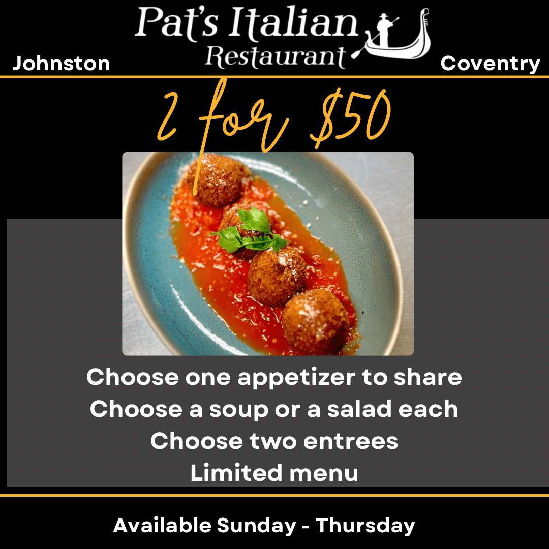 Pat's Italian Restaurant Johnston Johnston, RI