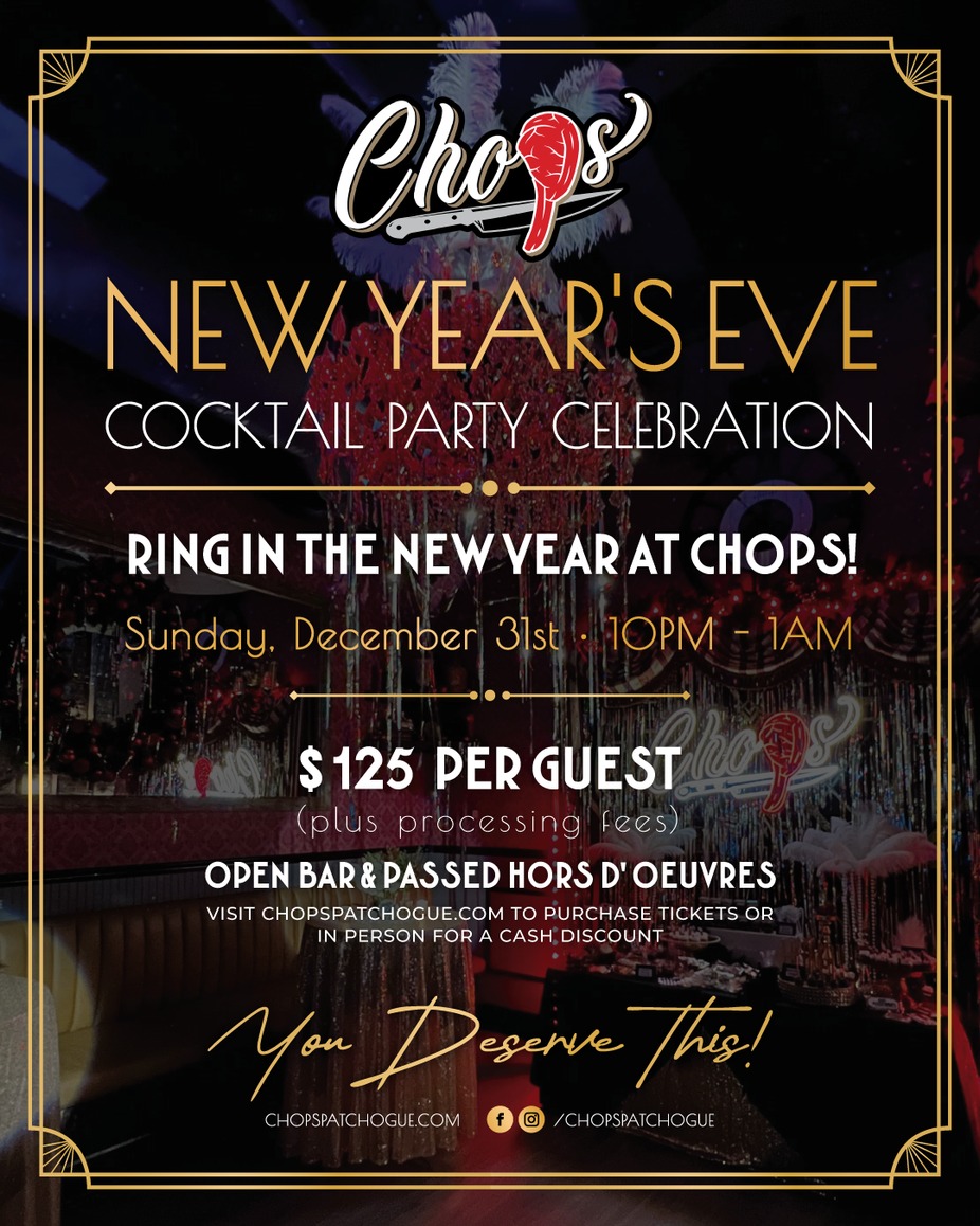 Chops Steakhouse Patchogue Village, Patchogue, NY