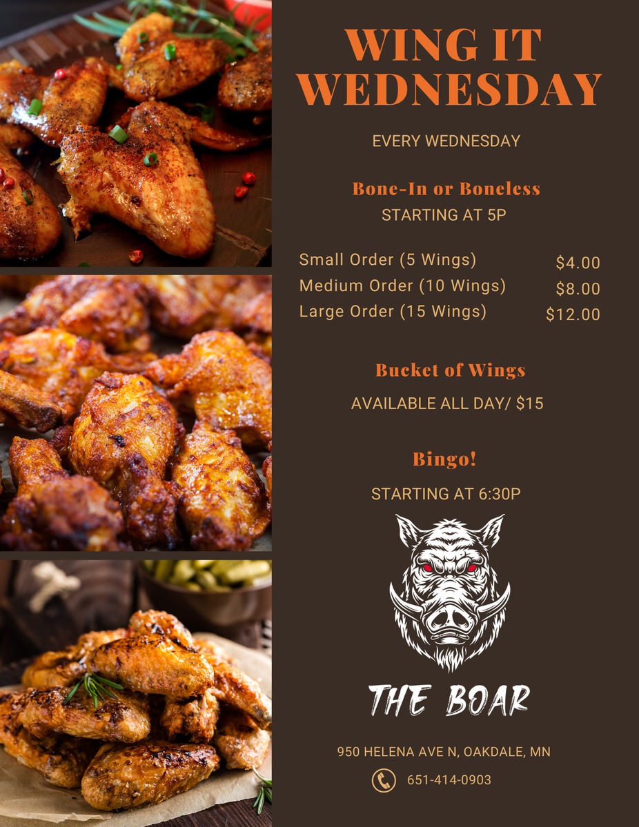 Wild Boar Bar and Grill Oakdale events