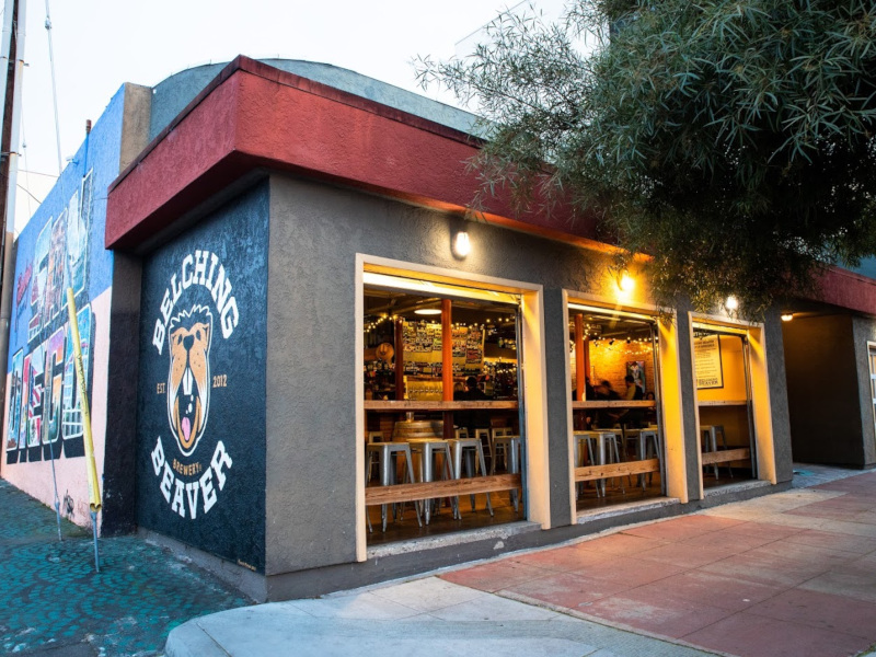 Belching Beaver Landing party