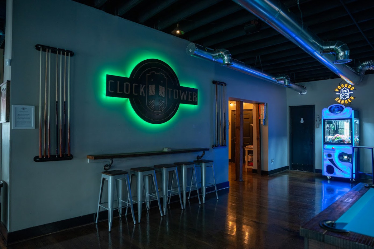 Clock Tower Taproom & Billiards About