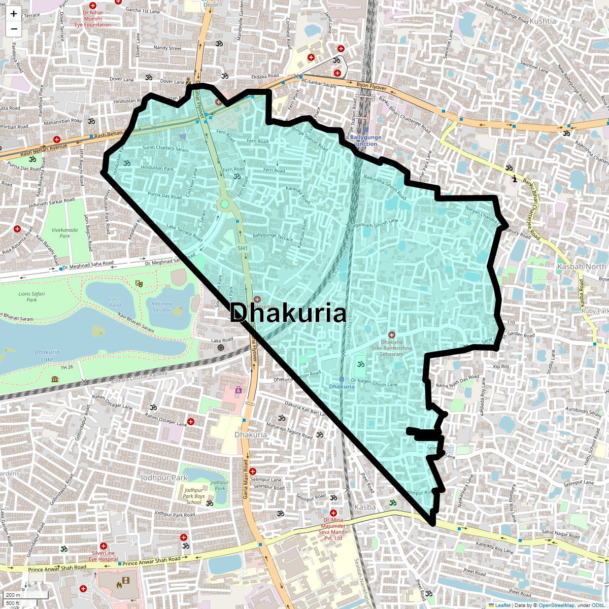 South End Park, Kolkata Map, Photos and Videos, Property Rates