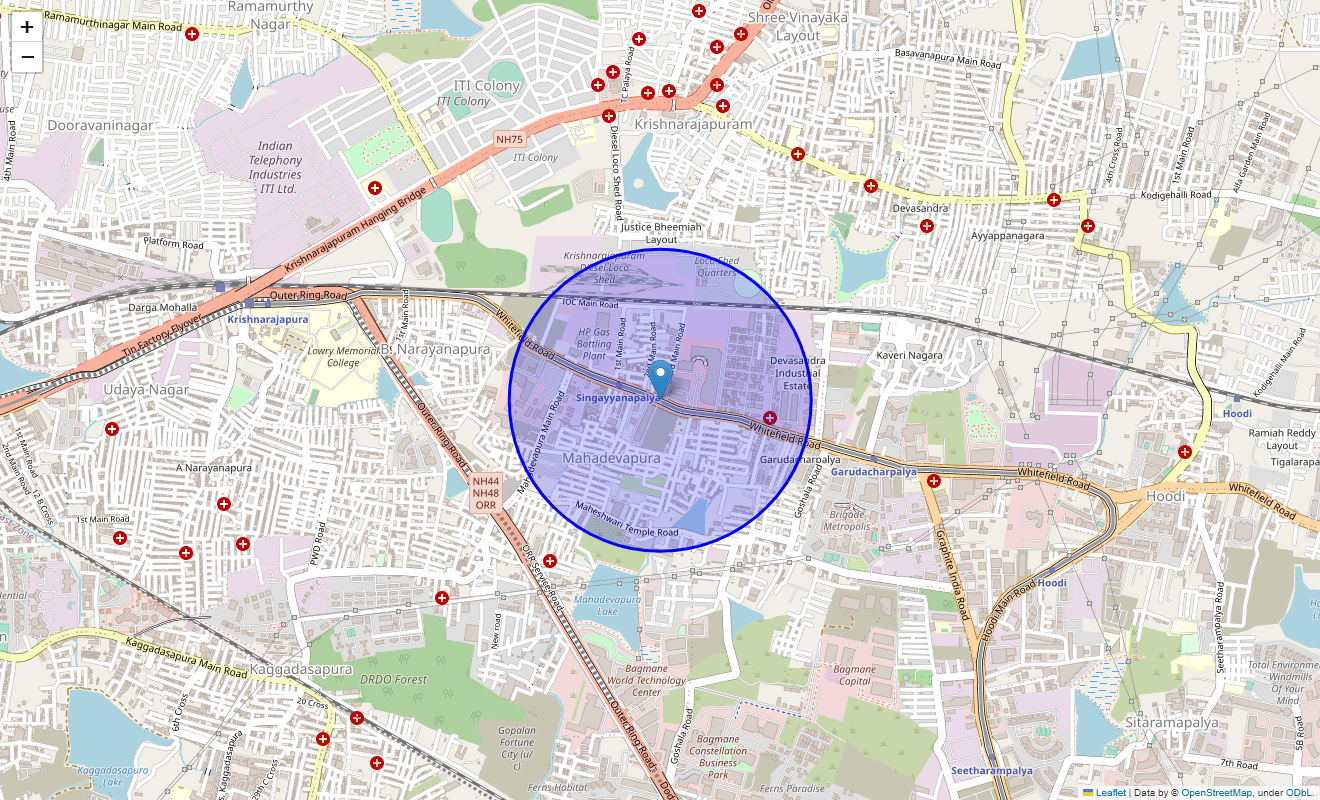 Pavani Divine in Hoodi, Bangalore 59.38 Lac Floor Plans, Location