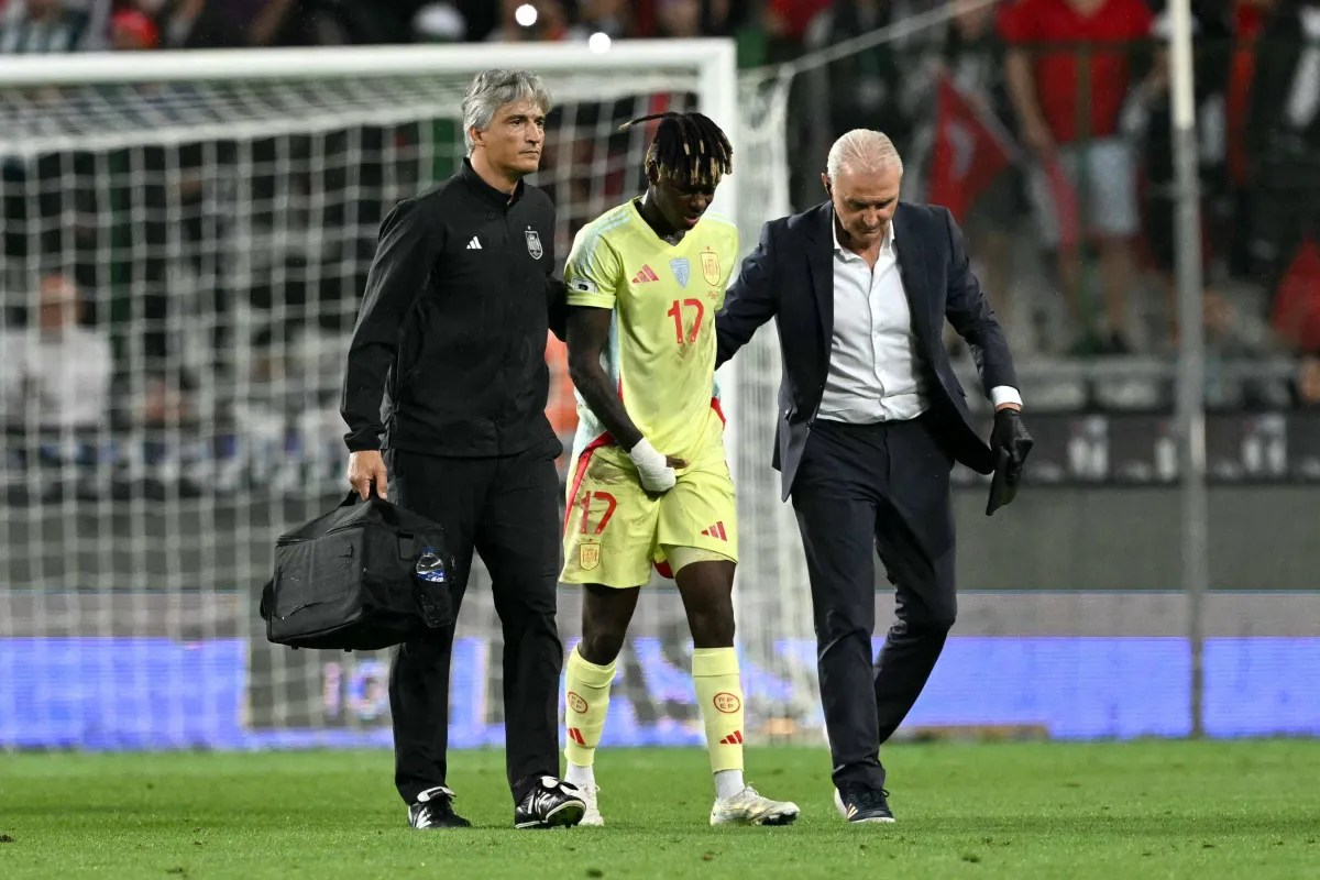 إصابة نيكو ويليامز تبعده عن مواجهة بلباو وآرسنال بـ«دوري الأبطال»