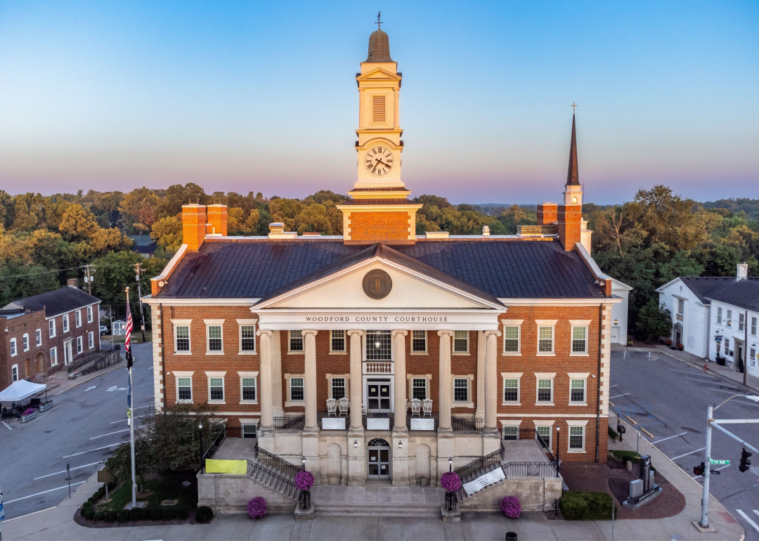 Warmest Decembers in Woodford County, Kentucky History Stacker