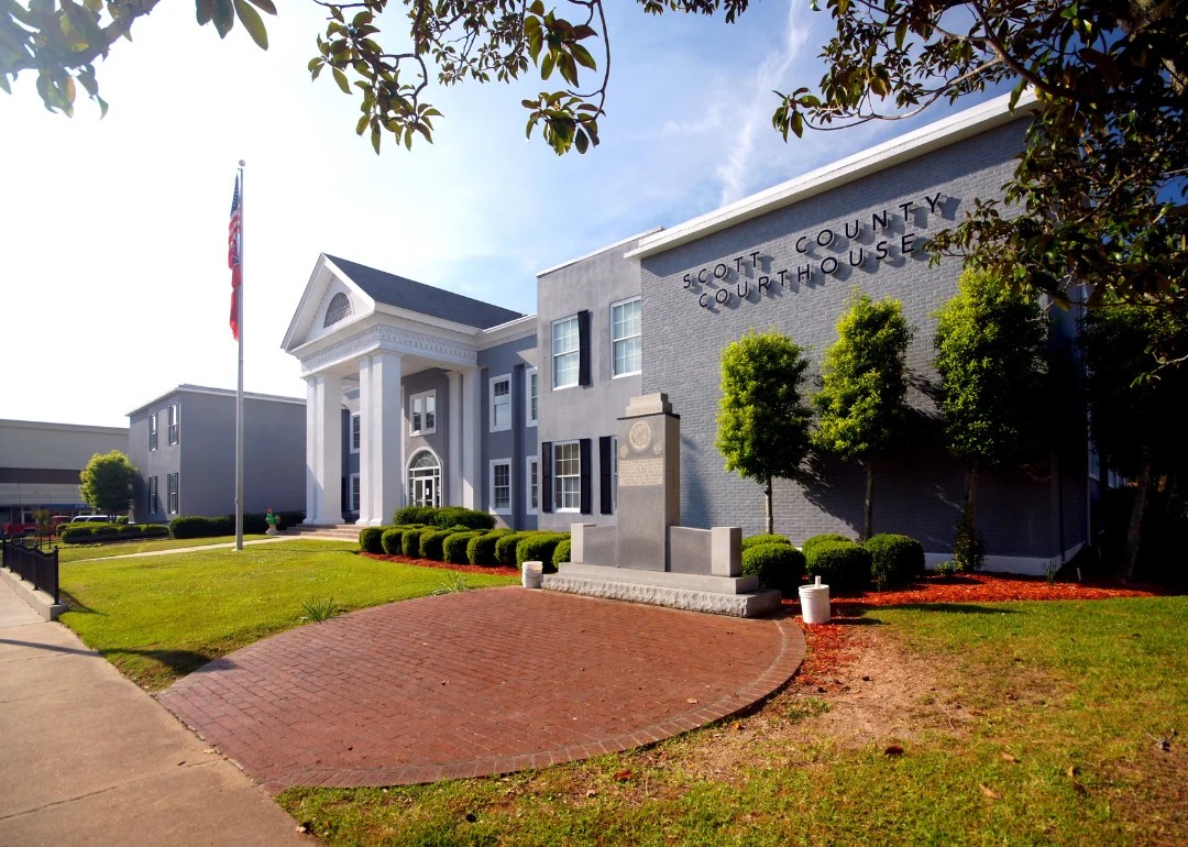 Warmest Decembers in Scott County, Mississippi History Stacker