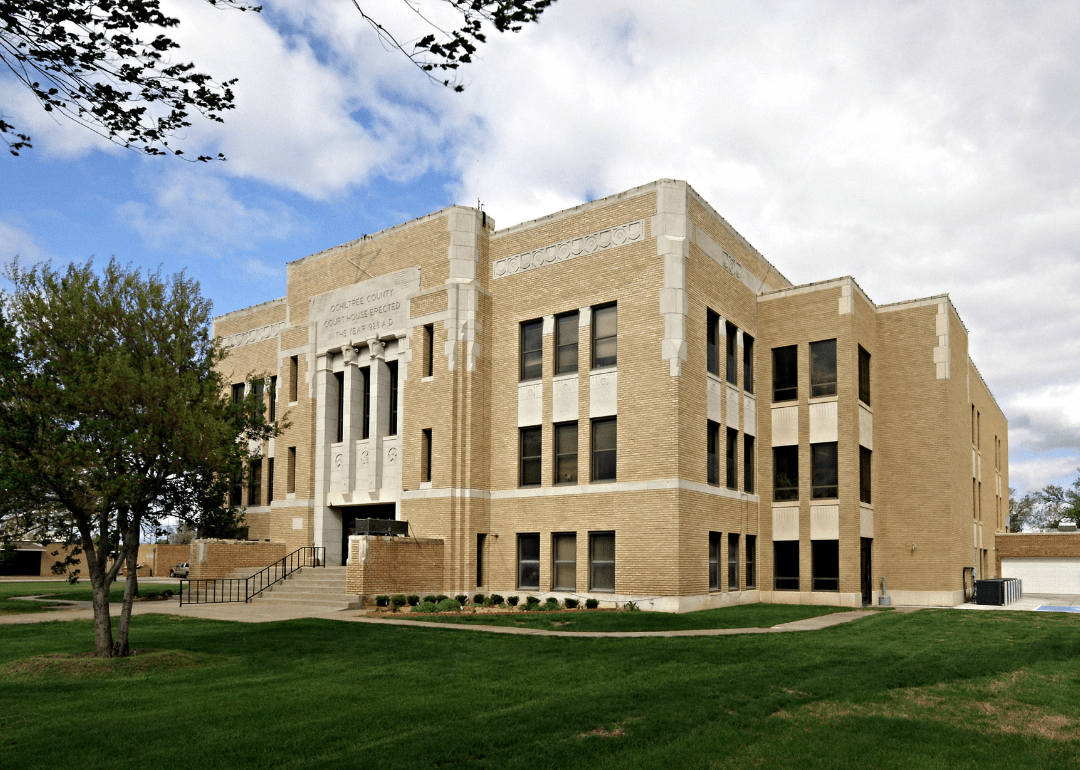 Warmest and Coldest Februaries in Ochiltree County, Texas History Stacker