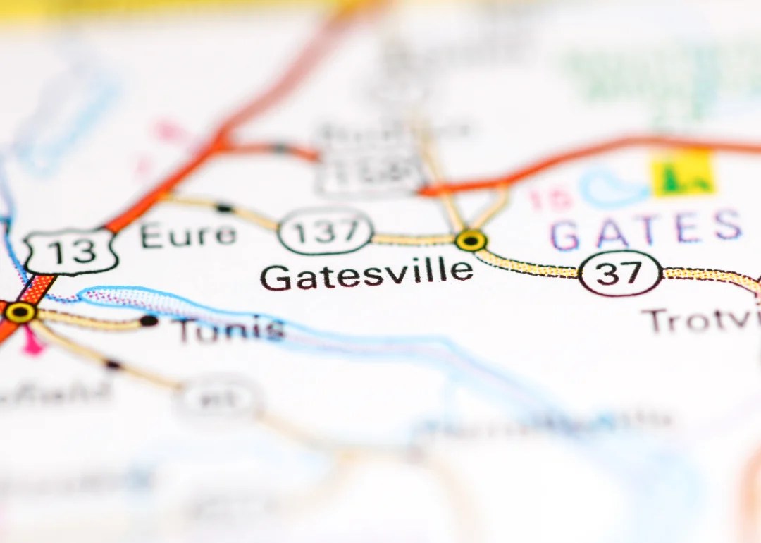 Warmest Decembers in Gates County, North Carolina History Stacker