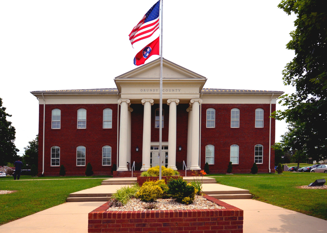 Warmest and Coldest January in Grundy County, Tennessee History Stacker