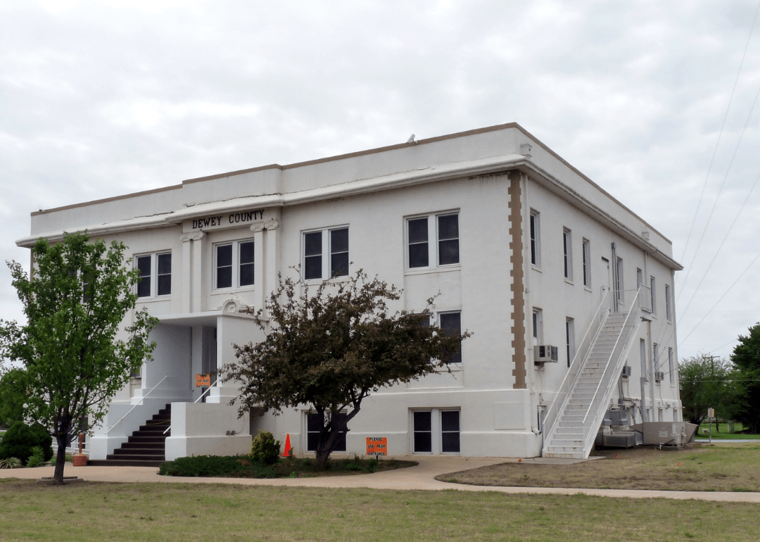Warmest and Coldest January in Dewey County, Oklahoma History Stacker