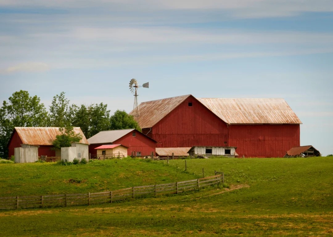 Counties With the Most Farmland in Ohio Stacker