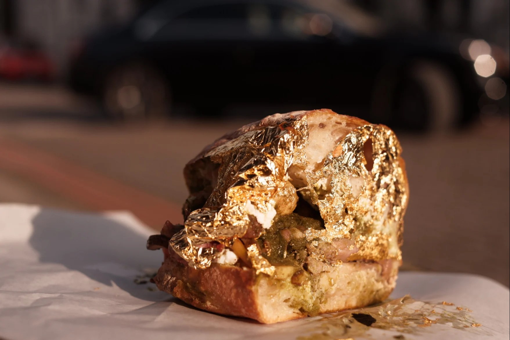 Mr Z sandwich review £50 viral, beef & goldwrapped sensation tested