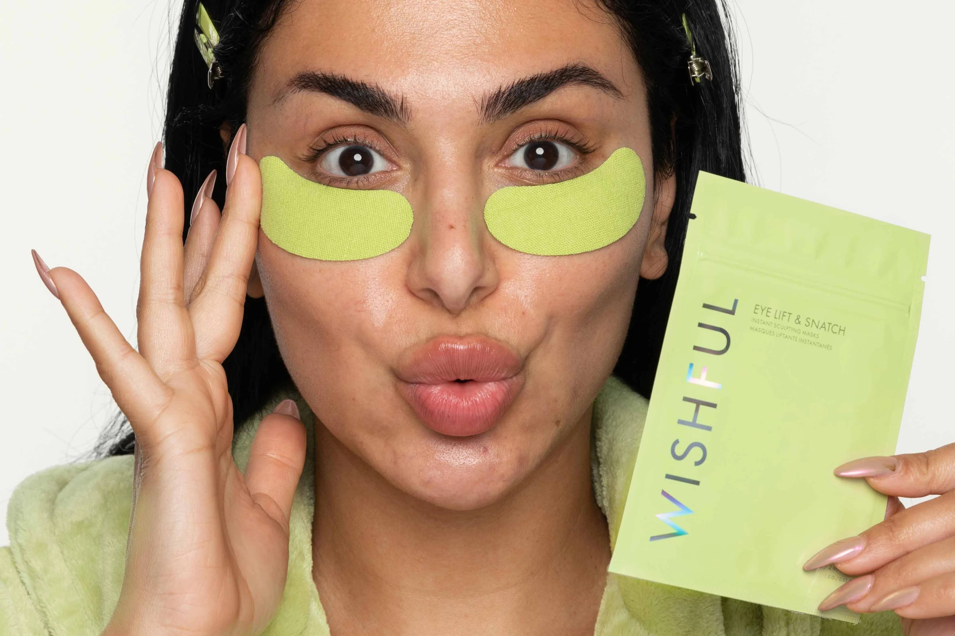 Wishful Skin Eye Lift + Snatch instant sculpting masks review Evening