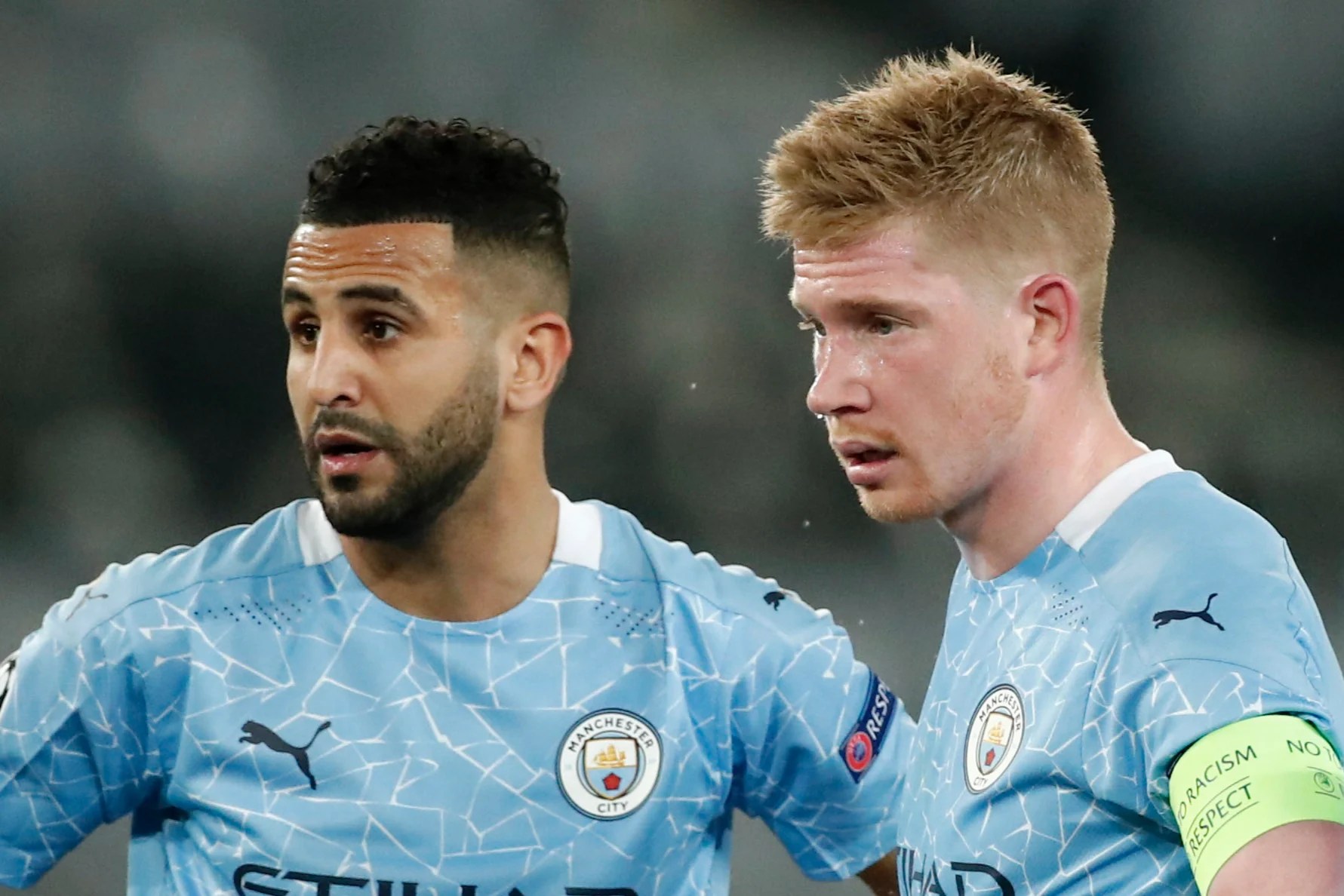 What Kevin De Bruyne said to Riyad Mahrez before freekick winner for