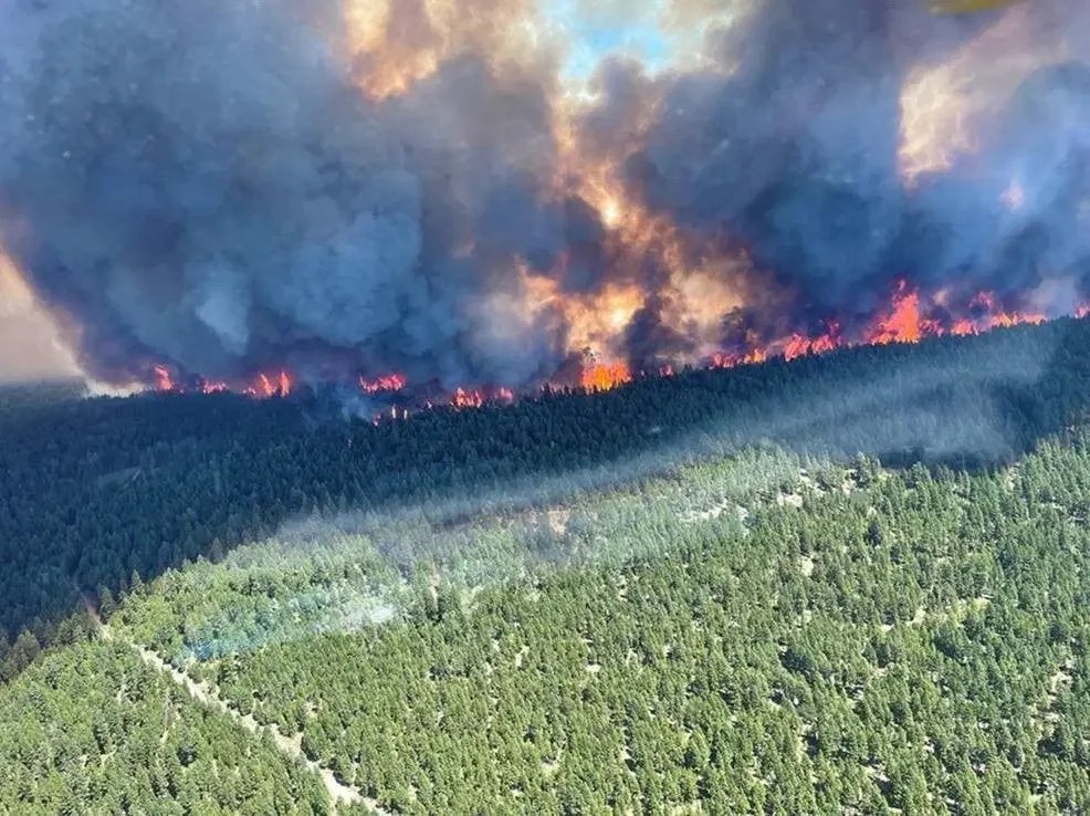 Wildfire forces evacuations as hundreds die in Canada heatwave