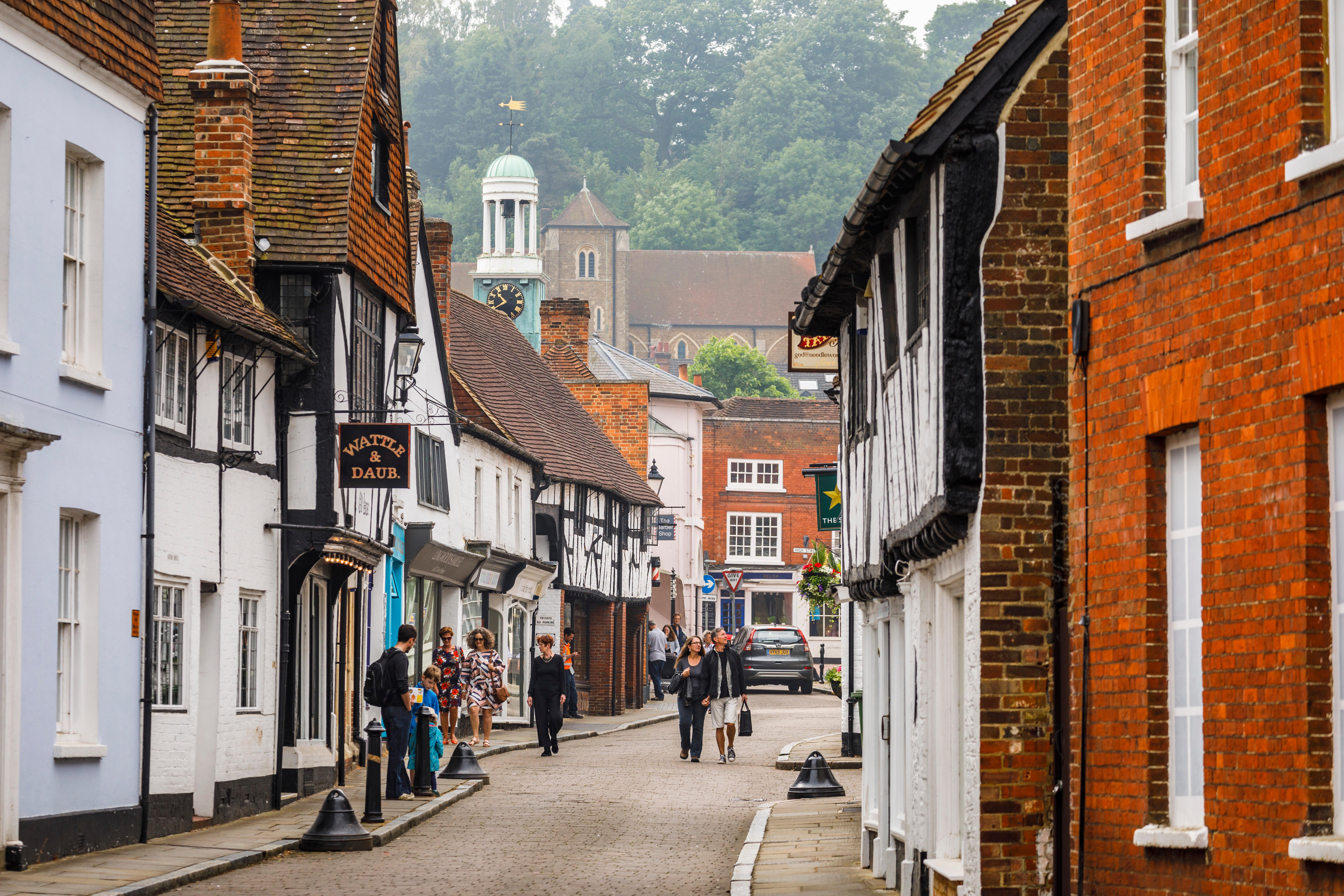 Where to buy in Surrey three towns within an hour’s commute of London