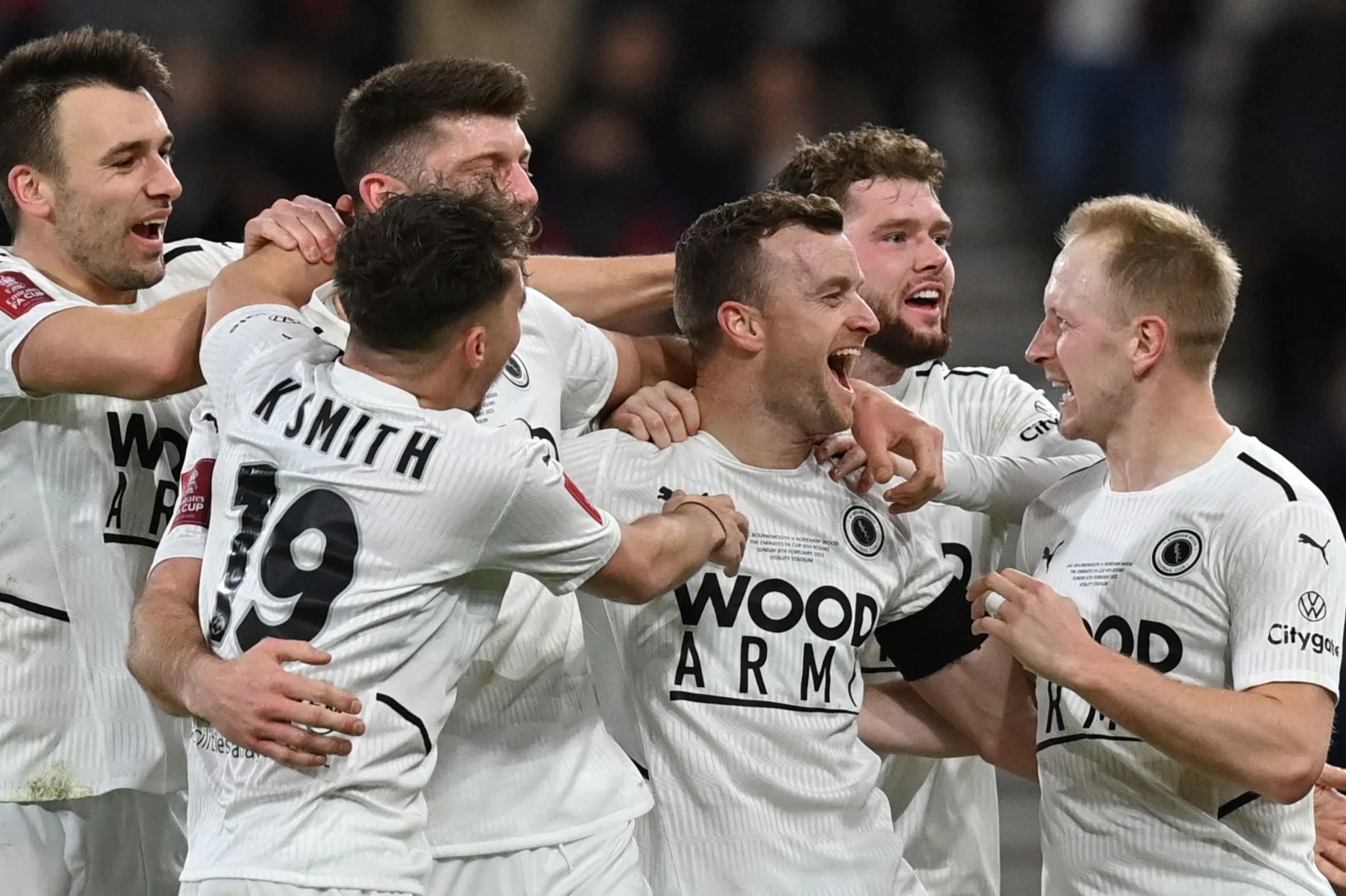 Boreham Wood stun Bournemouth in huge FA Cup upset to book