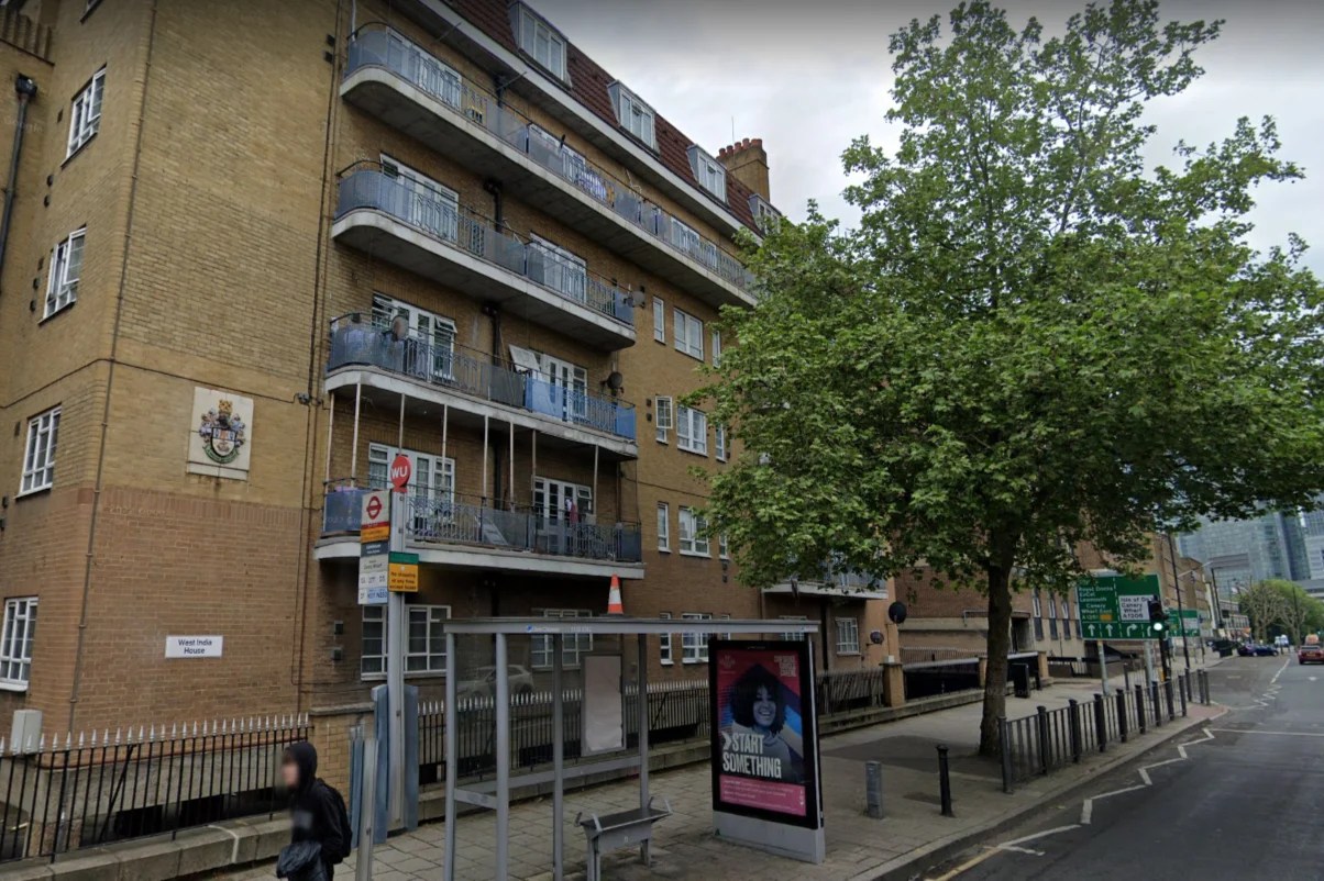 Man arrested after police van torched outside Limehouse police station