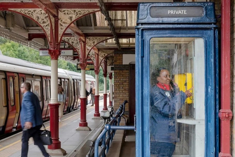 Four rare telephone boxes on London Underground platforms given Grade