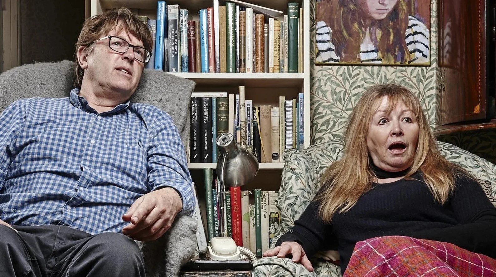 Gogglebox stars Giles Wood and Mary Killen reveal financial milestone