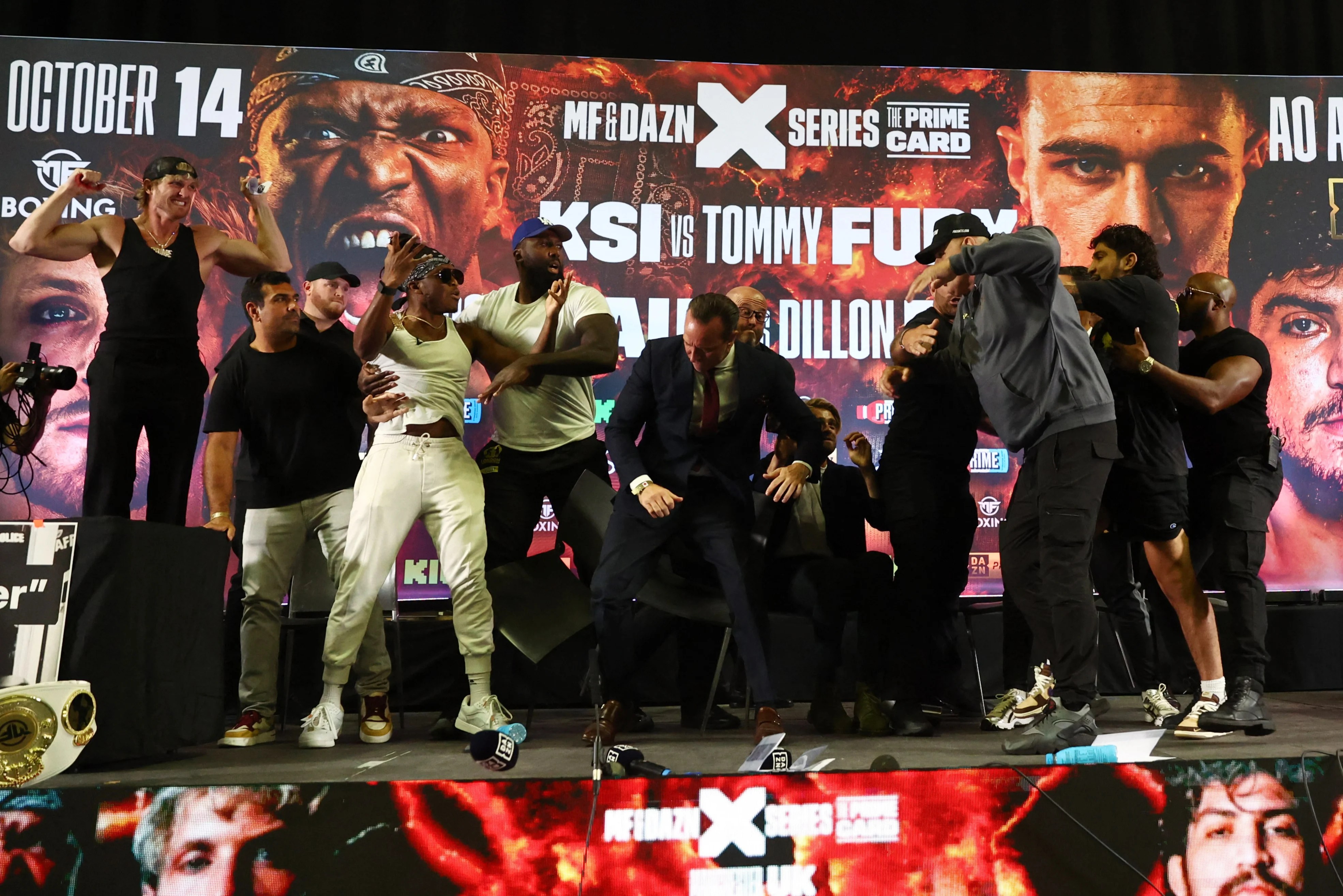 KSI vs Tommy Fury, Logan Paul vs Dillon Danis press conference Watch