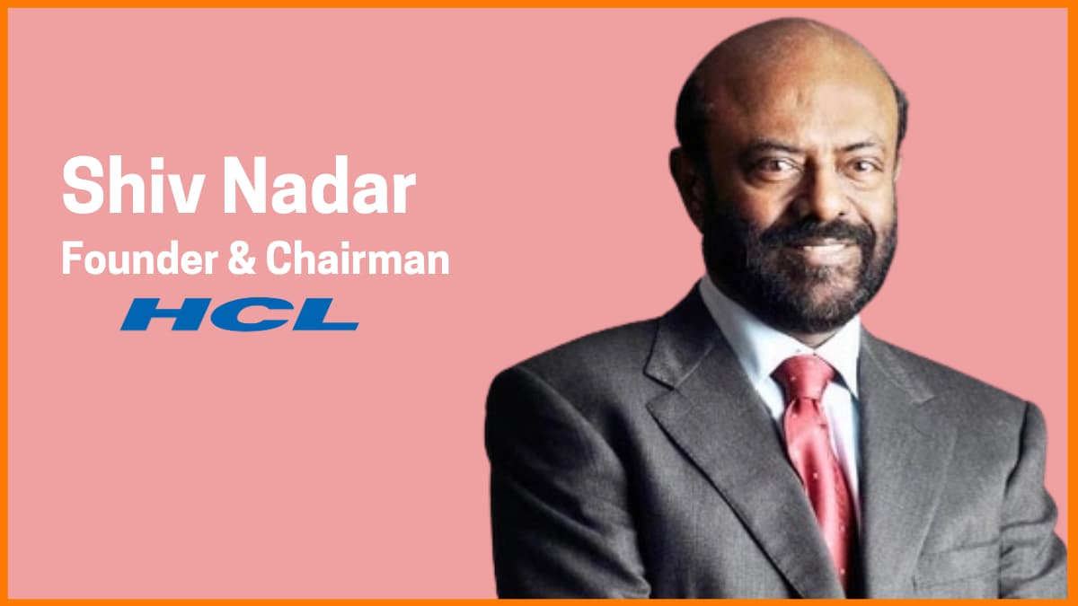 Shiv Nadar—Founder & Chairman of HCL Corporation