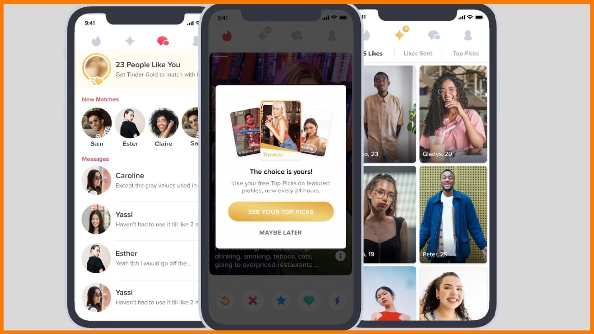 Tinder Gold Heart Tinder icons Meaning explained. Fast & Clean