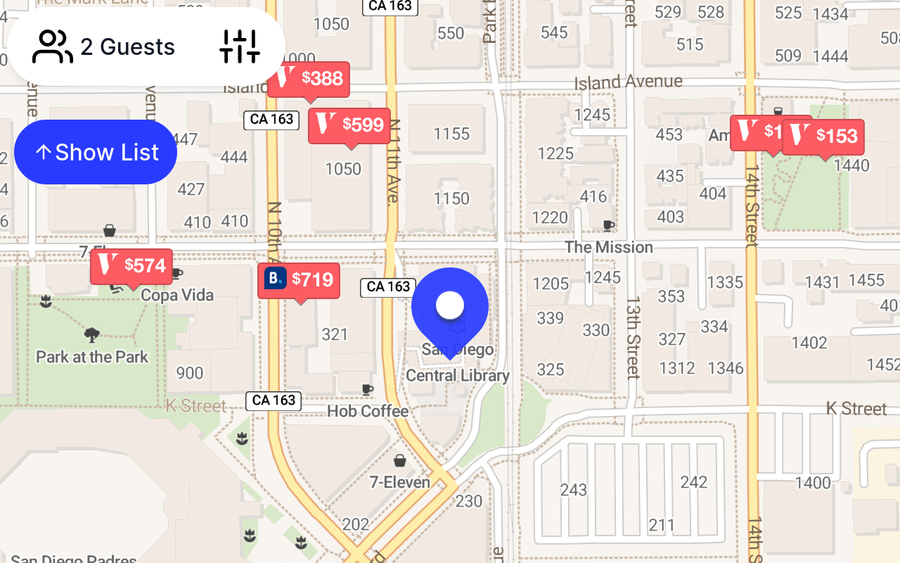 Places to stay near 330, Park Boulevard, San Diego, San Diego County, California, 92101, USA