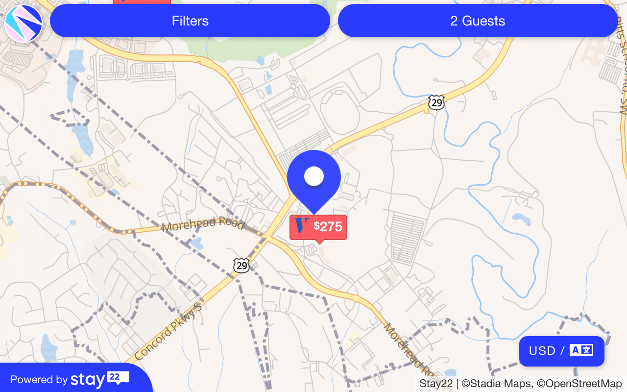 Places to stay near Smith Tower, Bruton Smith Blvd., Concord, Cabarrus