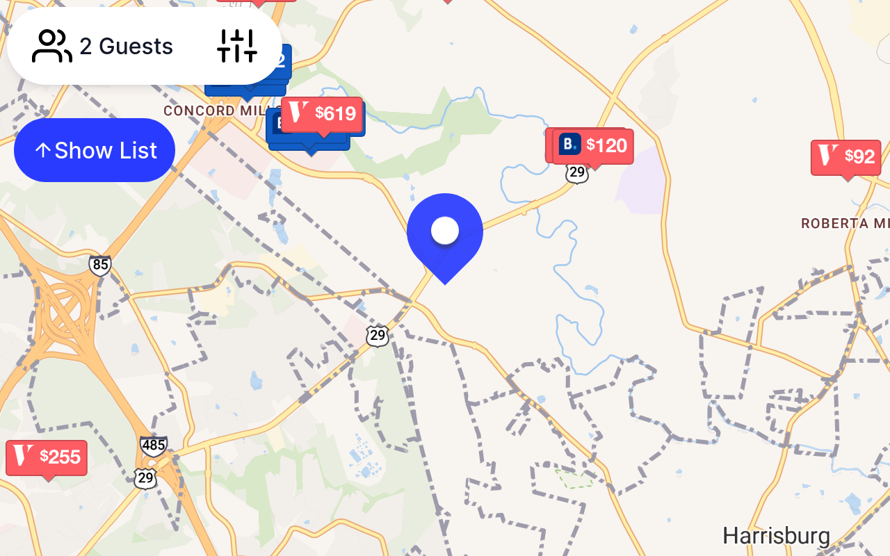 Places to stay near Smith Tower, Bruton Smith Blvd., Concord, Cabarrus