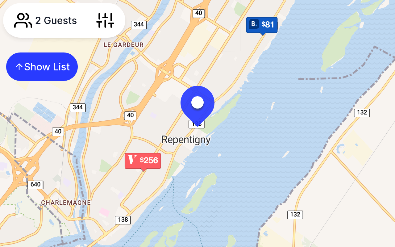 Places to stay near Parc de l'ÎleLebel, 396 Rue NotreDame, Repentigny