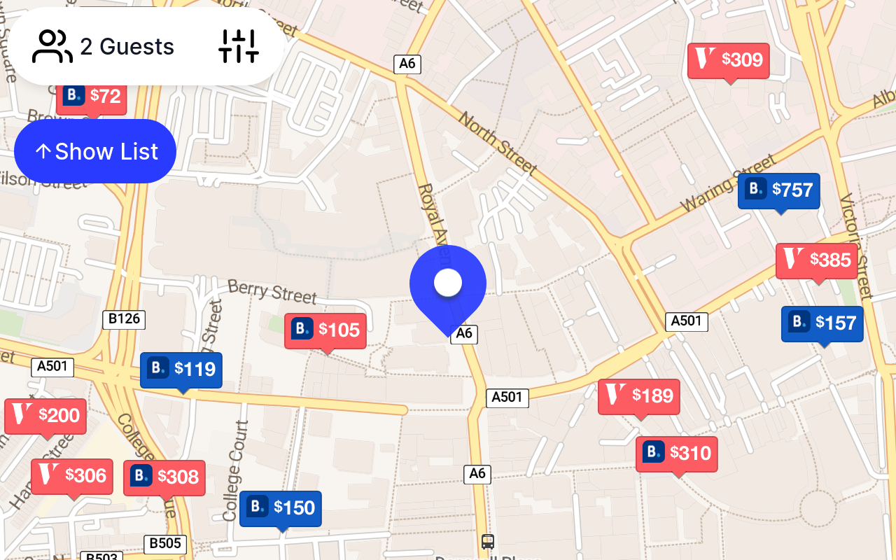 Places to stay near Santander, Royal Avenue, Smithfield and Union