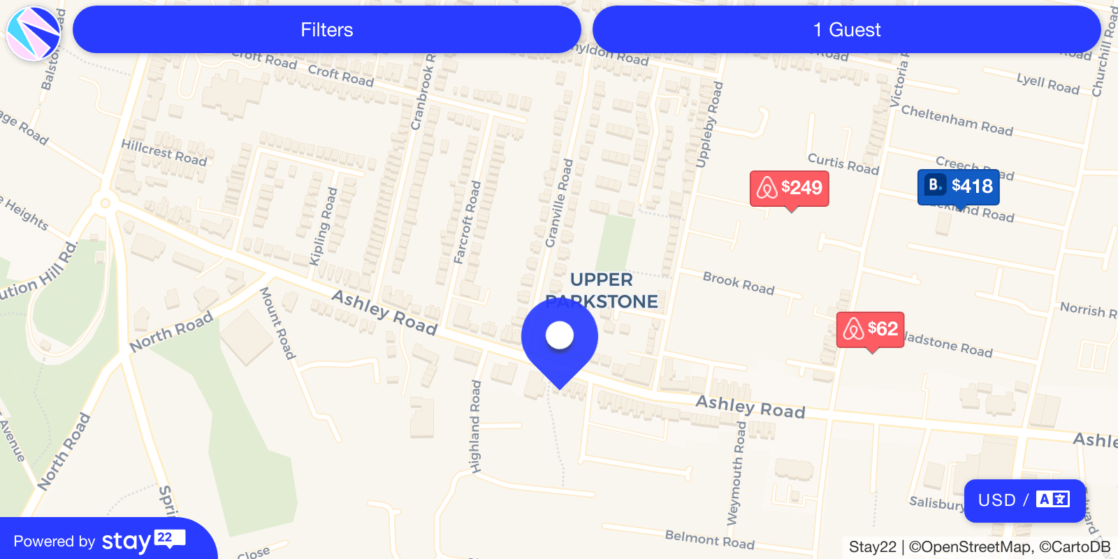 Places to stay near 481, Ashley Road, Upper Parkstone, Poole