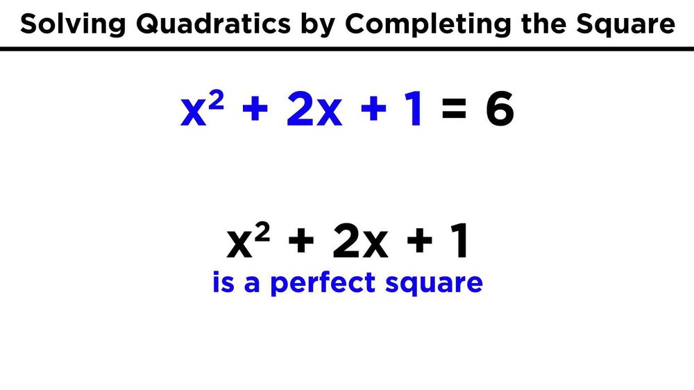 Completing the Square to Solve Quadratic Equations More Examples... Pearson+ Channels