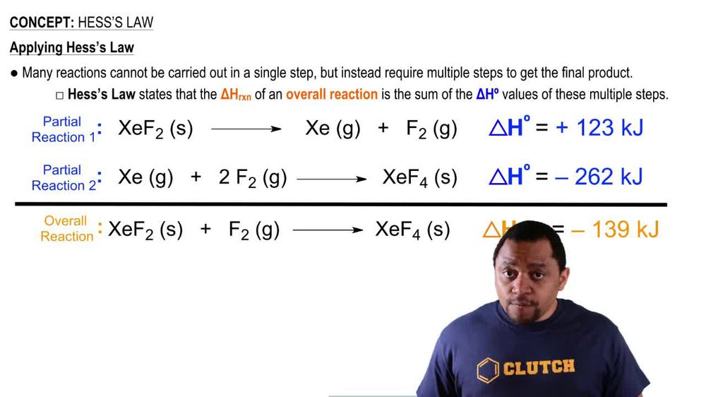 Set up a Hess's law cycle, and use the following information to c... Pearson+ Channels