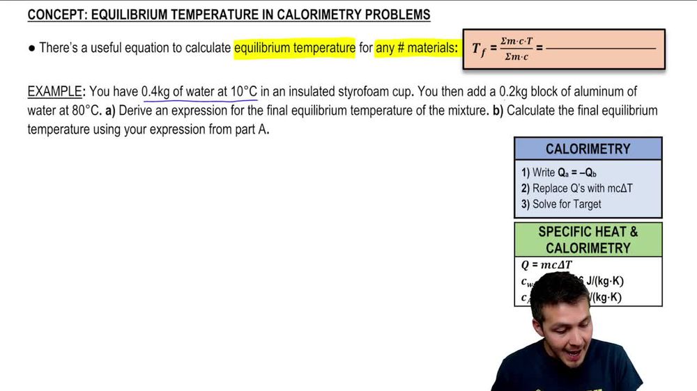 Calorimetry Concept, Examples and Thermochemistry How to Pass C... Pearson+ Channels