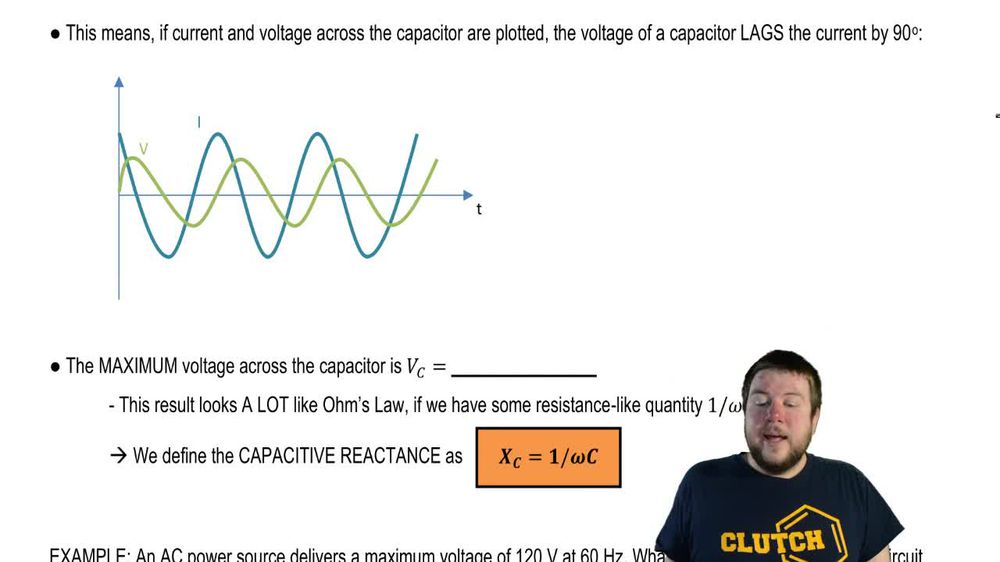 capacitor in ac circuit Pearson+ Channels