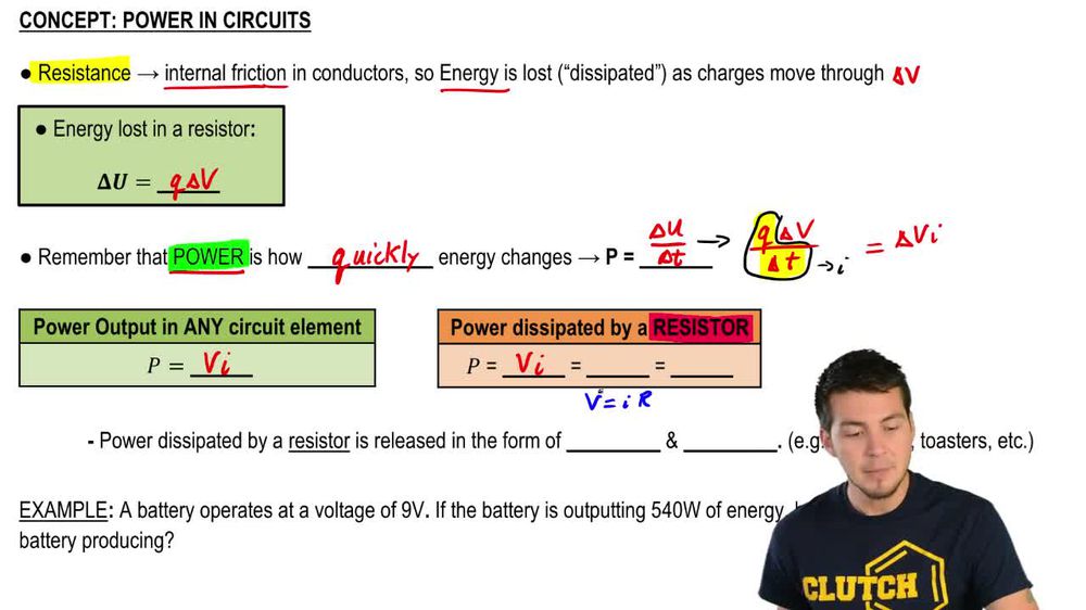 Electric power Circuits Physics Khan Academy Pearson+ Channels